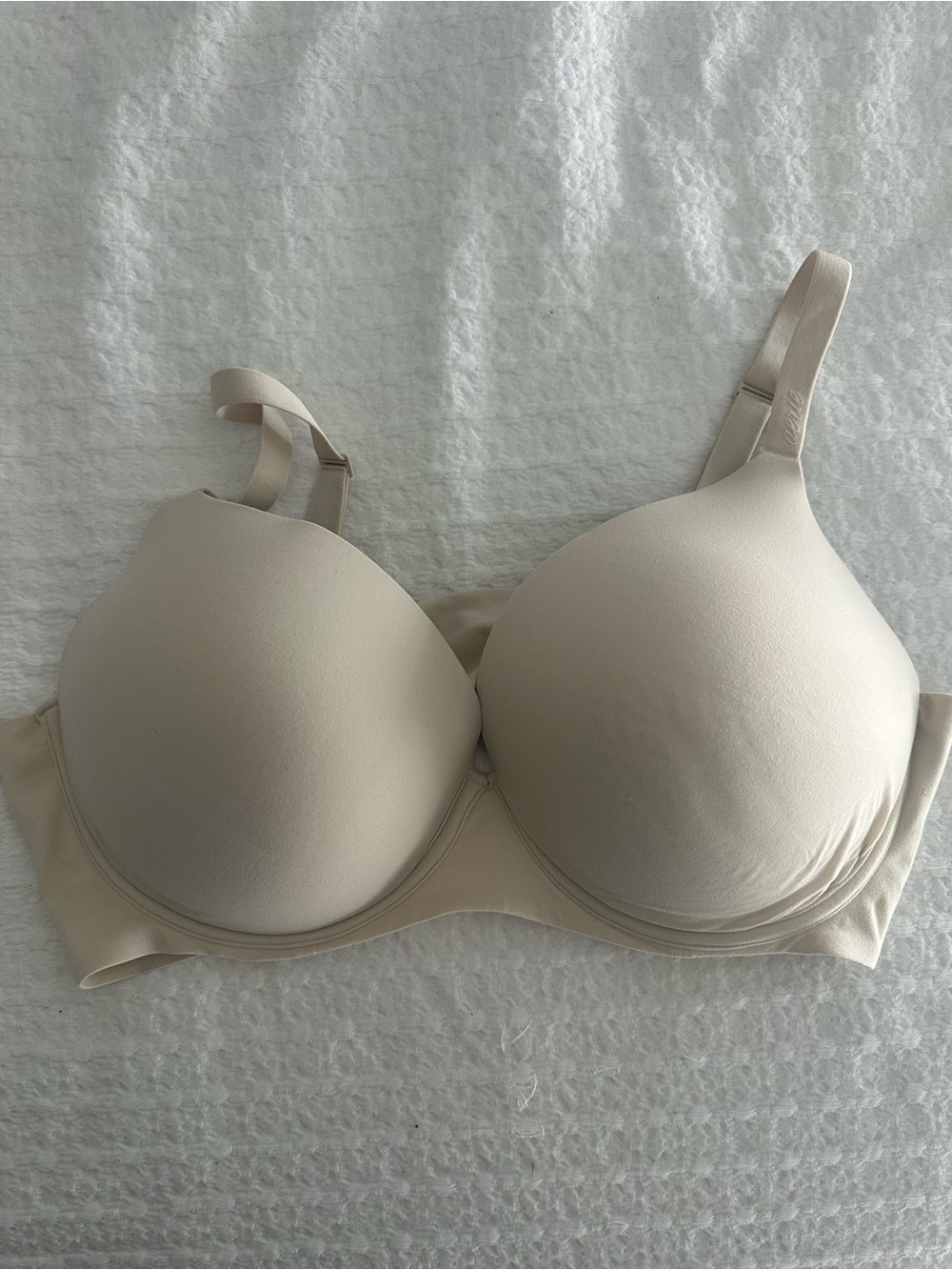 aerie Smooth Padded T-Shirt Bra in Light Beige